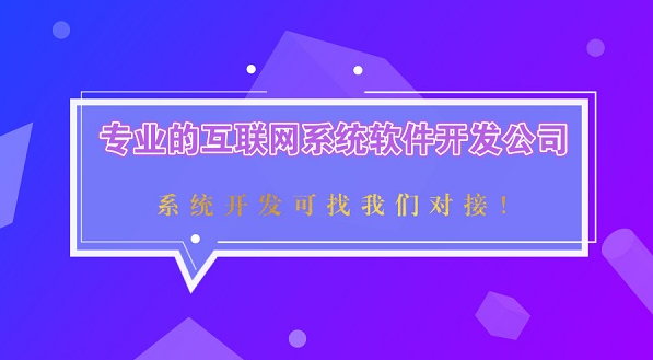 互聯(lián)網(wǎng)系統(tǒng)軟件開(kāi)發(fā)公司